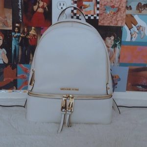 White Michael Kors backpack